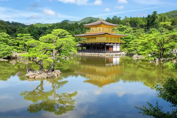 Framed Print : Japan, Kyoto, Kinkaku-ji, -The Golden Pavilion Framed Print : Japan, Kyoto, Kinkaku-ji, -The Golden Pavilion