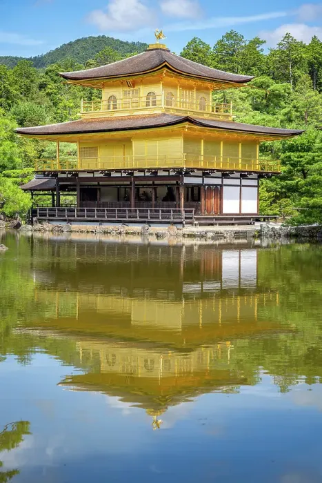 Framed Print : Japan, Kyoto, Kinkaku-ji, -The Golden Pavilion Framed Print : Japan, Kyoto, Kinkaku-ji, -The Golden Pavilion