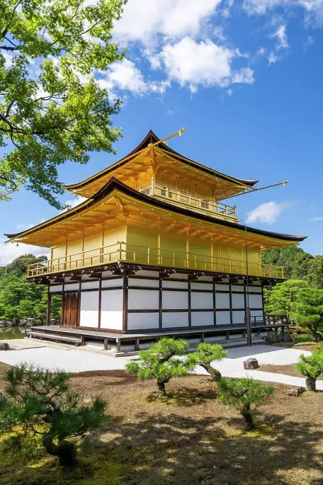 Framed Print : Japan, Kyoto, Kinkaku-ji, -The Golden Pavilion Framed Print : Japan, Kyoto, Kinkaku-ji, -The Golden Pavilion