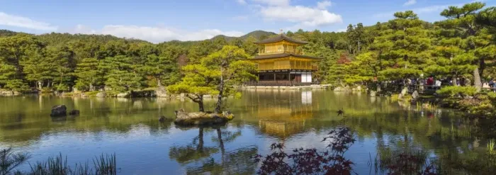 Framed Print : Japan, Kyoto, Kinkaku-ji, -The Golden Pavilion officially named Rokuon-ji