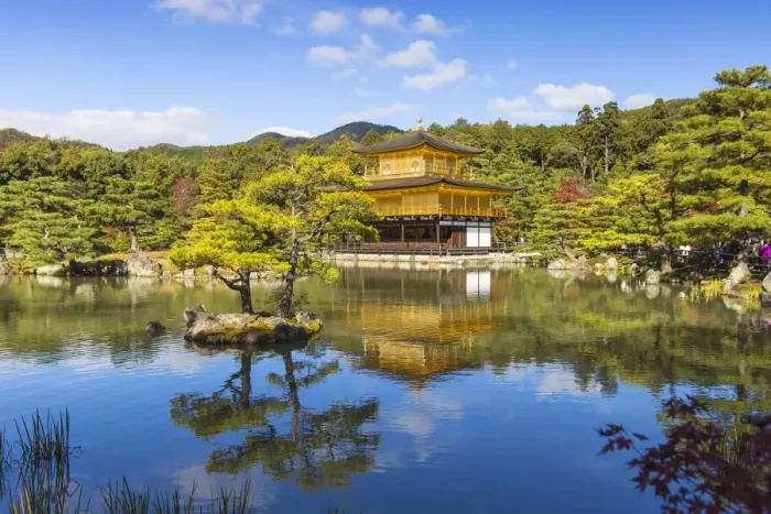 Framed Print : Japan, Kyoto, Kinkaku-ji, -The Golden Pavilion officially named Rokuon-ji Framed Print : Japan, Kyoto, Kinkaku-ji, -The Golden Pavilion officially named Rokuon-ji