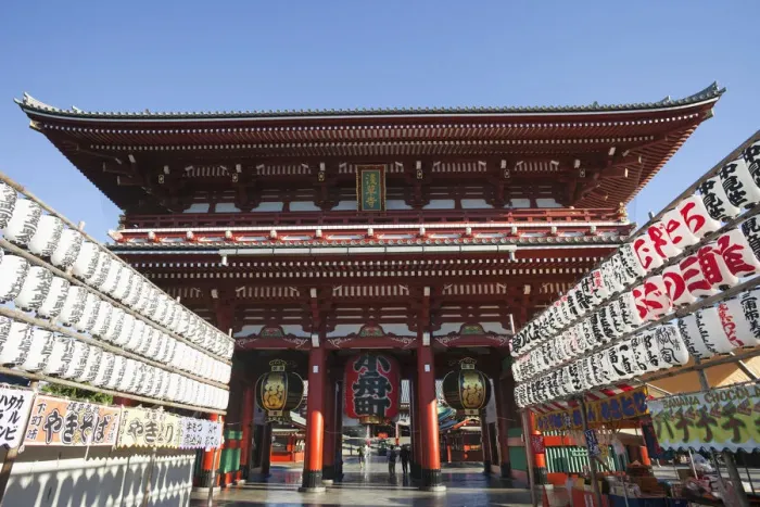 Framed Print : Japan, Tokyo, Asakusa, Asakusa Kannon Temple, Hozomon Gate