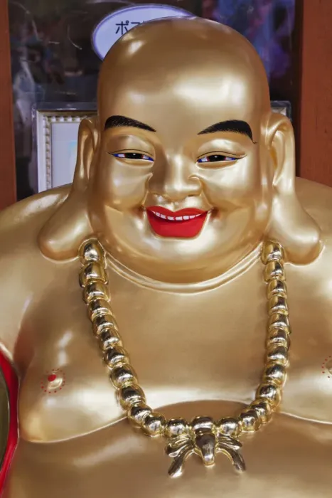 Framed Print : Japan, Tokyo, Asakusa, Laughing Buddha Statue Framed Print : Japan, Tokyo, Asakusa, Laughing Buddha Statue