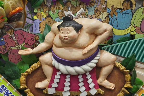 Japan, Tokyo, Model of Sumo Wrestler