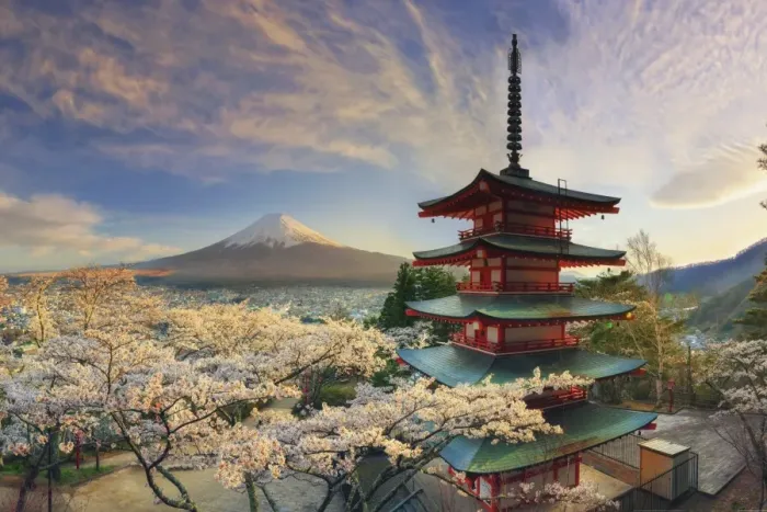 Framed Print : Japan, Yamanashi Prefecture, Fuji-Yoshida, Chureito Pagoda, Mt Fuji and Cherry Blossoms Framed Print : Japan, Yamanashi Prefecture, Fuji-Yoshida, Chureito Pagoda, Mt Fuji and Cherry Blossoms
