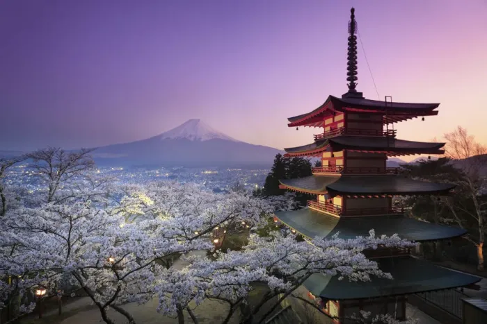 Framed Print : Japan, Yamanashi Prefecture, Fuji-Yoshida, Chureito Pagoda, Mt Fuji and Cherry Blossoms Framed Print : Japan, Yamanashi Prefecture, Fuji-Yoshida, Chureito Pagoda, Mt Fuji and Cherry Blossoms