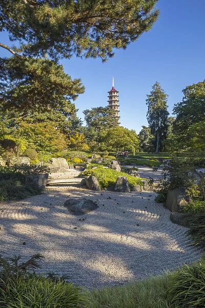 Japanese Garden, Kew Gardens (Royal Botanic Gardens), Richmond, London, England, UK