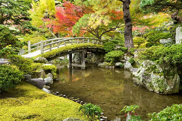 Japanese Garden, Kyoto Imperial Palace, Kyoto, Japan