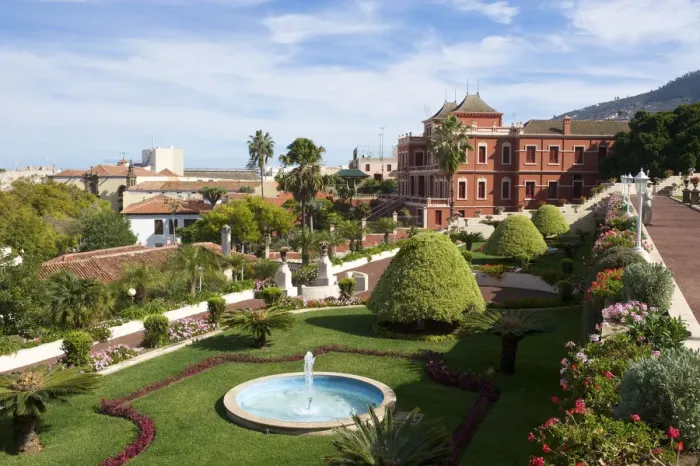Framed Print : Jardin del Marquesado de la Quinta Roja, La Orotava, Tenerife, Canary Islands, Spain Framed Print : Jardin del Marquesado de la Quinta Roja, La Orotava, Tenerife, Canary Islands, Spain