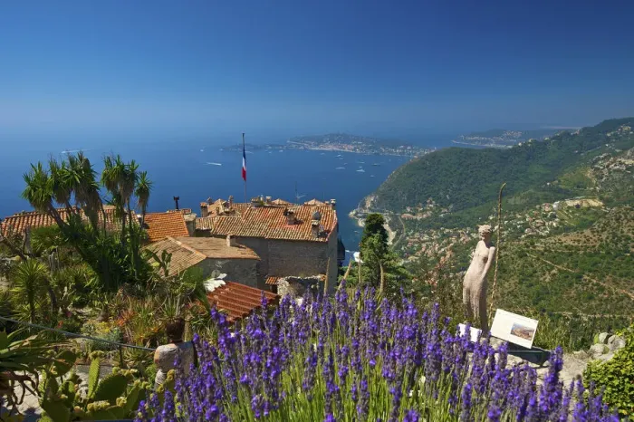 Framed Print : Jardin Exotique in Eze, Cote da'Azur, Alpes-Maritimes, Provence-Alpes-Cote d Azur Framed Print : Jardin Exotique in Eze, Cote da'Azur, Alpes-Maritimes, Provence-Alpes-Cote d Azur