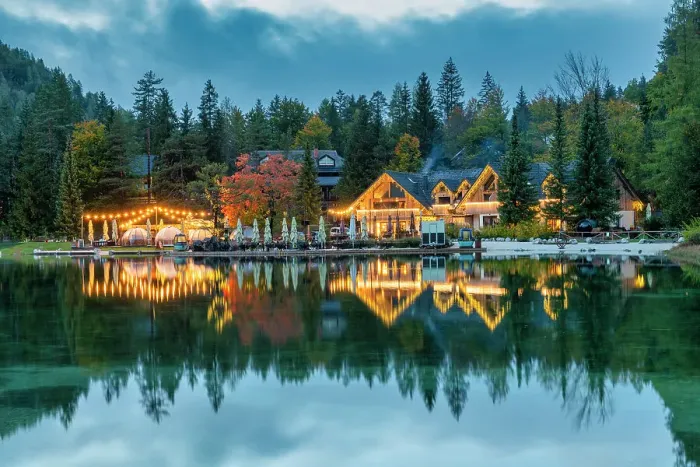 Framed Print : Jasna Alpska Reflecting in Lake Jasna, Kranska Gora, Slovenia