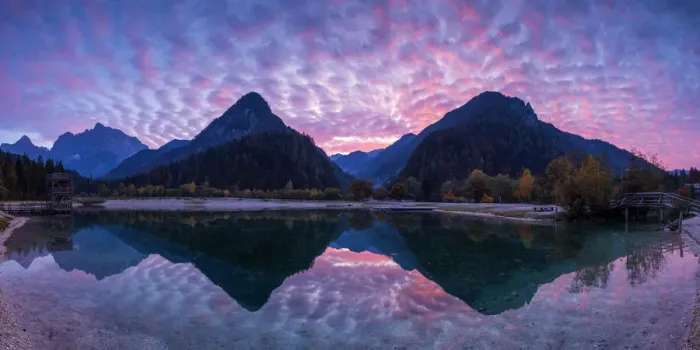 Framed Print : Jasna Lake at Sunset, Julian Alps, Triglav National Park, Slovenia Framed Print : Jasna Lake at Sunset, Julian Alps, Triglav National Park, Slovenia