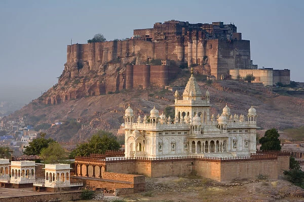 Jaswant Thada & Meherangarh Fort, Jodhpur (The Blue City), Rajasthan, India