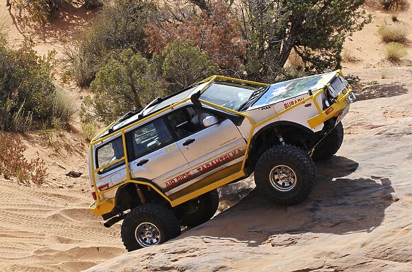 Jeep Tour, Slickrock Trail, Moab, Utah, USA, (MR)