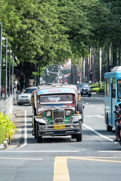 Framed Print : Jeepney in Makati, Manila, capital of The Philippines Framed Print : Jeepney in Makati, Manila, capital of The Philippines