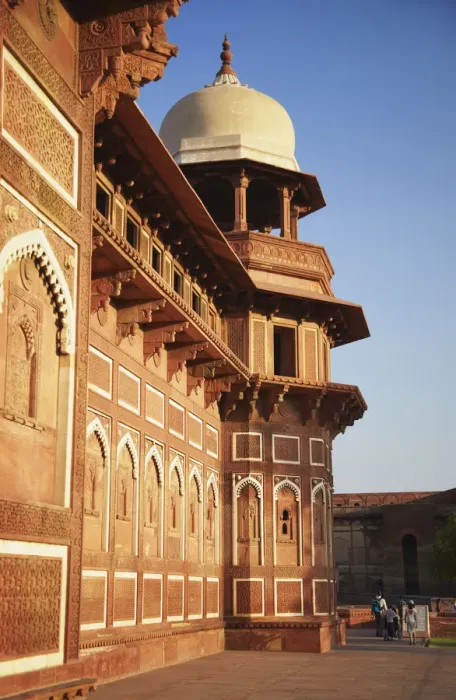 Framed Print : Jehangirs Palace in Agra Fort, Agra, Uttar Pradesh, India