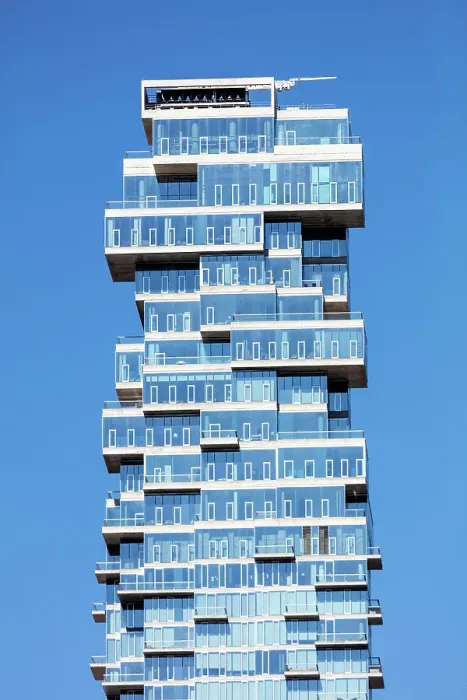Framed Print : The Jenga Building, 56 Leonard Street, Tribeca, Manhattan, New York City, New York, USA Framed Print : The Jenga Building, 56 Leonard Street, Tribeca, Manhattan, New York City, New York, USA