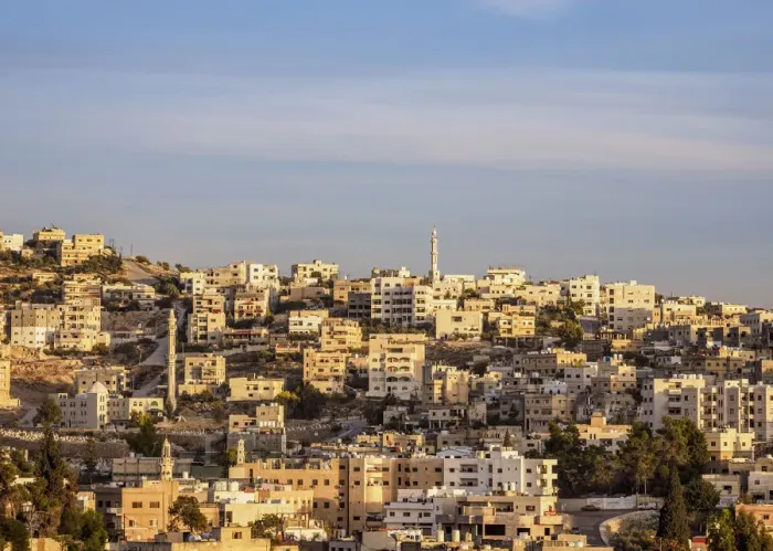Framed Print : Jerash Skyline, Jerash Governorate, Jordan