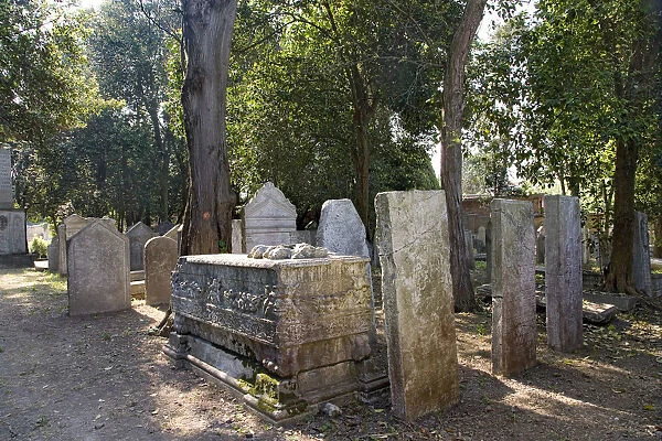 Jewish cemetery, Lido Island, Venice, Veneto, Italy