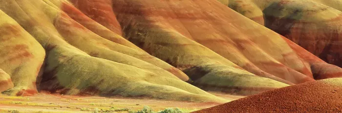 Framed Print : John Day Fossil Beds National Monument, Painted Hill Unit, Mitchell, Oregon, USA Framed Print : John Day Fossil Beds National Monument, Painted Hill Unit, Mitchell, Oregon, USA