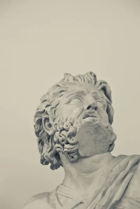 Framed Print : Jordan, Amman, The Citadel, National Archealogical Museum, Roman statue