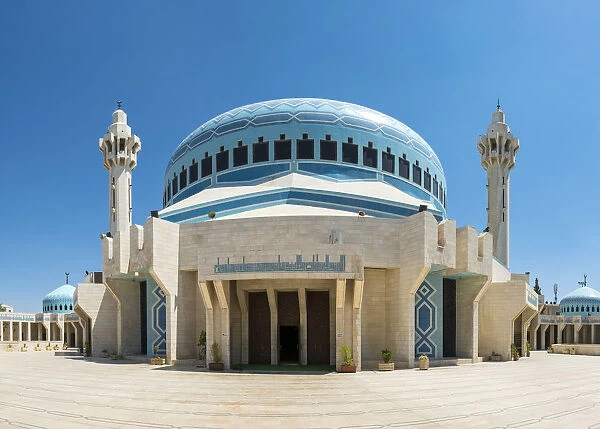 Jordan, Amman Governorate, Amman. King Abdullah I Mosque