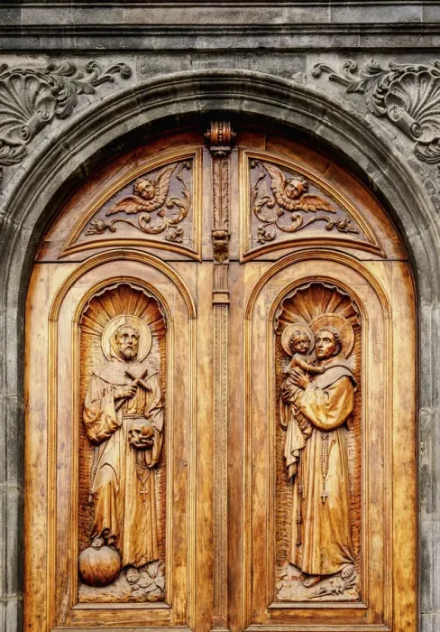 Framed Print : Jordan Church Entrance Door, detailed view, Otavalo, Imbabura Province, Ecuador Framed Print : Jordan Church Entrance Door, detailed view, Otavalo, Imbabura Province, Ecuador