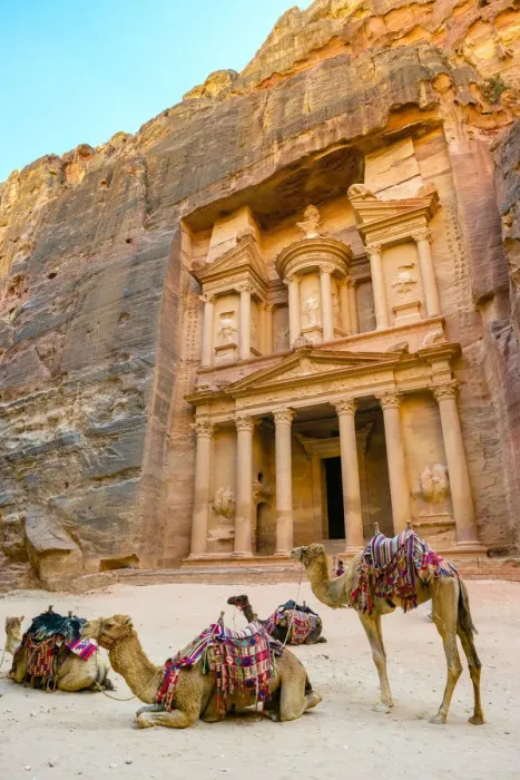 Framed Print : Jordan, Ma an Governorate, Petra. UNESCO World Heritage Site