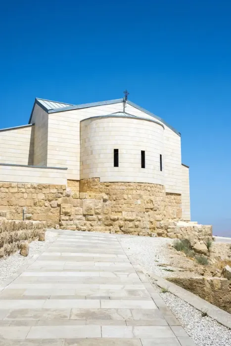 Framed Print : Jordan, Madaba Governorate, Mount Nebo. Memorial Church of Moses Framed Print : Jordan, Madaba Governorate, Mount Nebo. Memorial Church of Moses