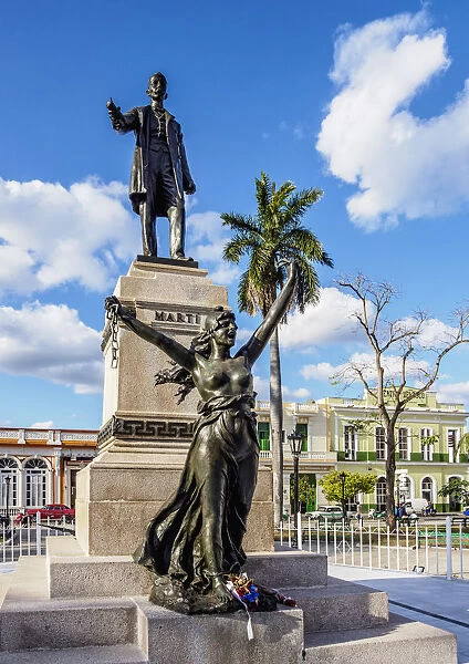 Jose Marti Statue, Libertad Square, Matanzas, Matanzas Province, Cuba