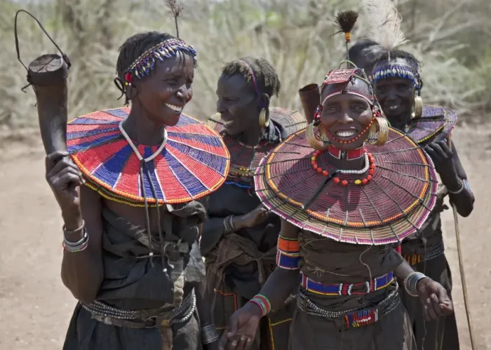 Framed Print : Jovial Pokot women celebrate an Atelo ceremony. The Pokot are pastoralists speaking a Southern Nilotic Framed Print : Jovial Pokot women celebrate an Atelo ceremony. The Pokot are pastoralists speaking a Southern Nilotic