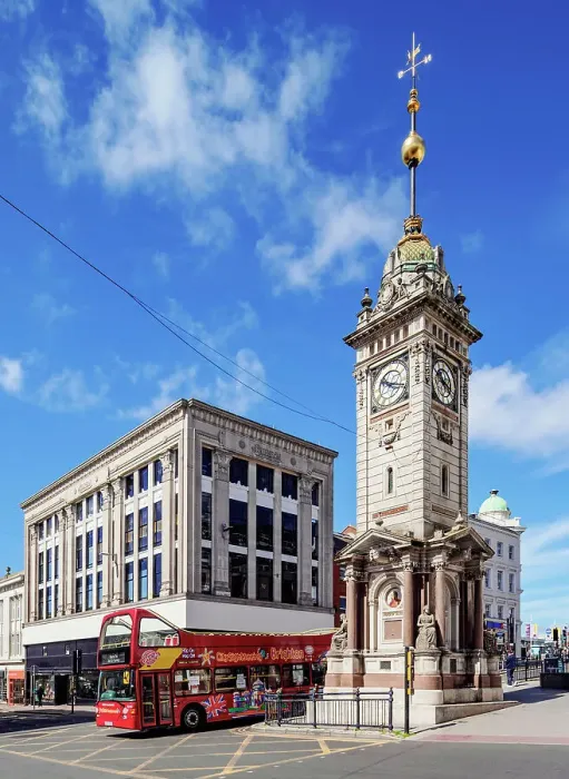 Framed Print : Jubilee Clock Tower, Brighton, City of Brighton and Hove, East Sussex, England, United Kingdom