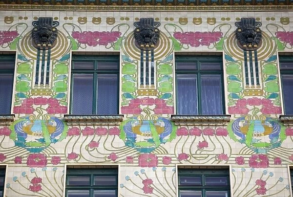 Jugendstil Building, Majolikahaus, Vienna, Austria