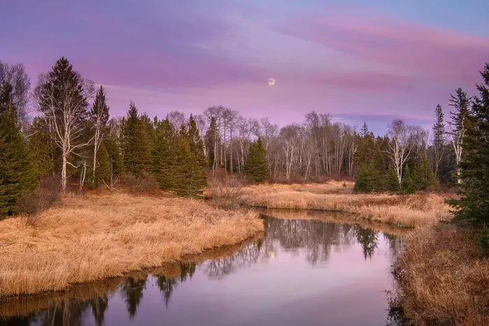 Framed Print : Junction Creek at sunset, Greater Sudbury, Ontario, Canada Framed Print : Junction Creek at sunset, Greater Sudbury, Ontario, Canada