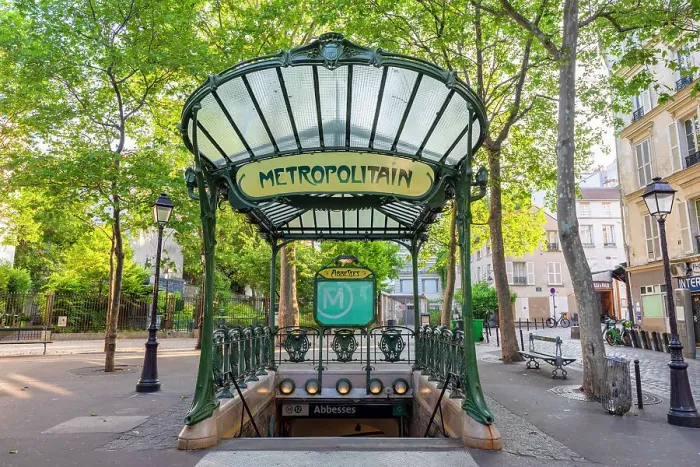 Framed Print : June 2023. 19th Century Style, Abbesses Metro Station Framed Print : June 2023. 19th Century Style, Abbesses Metro Station