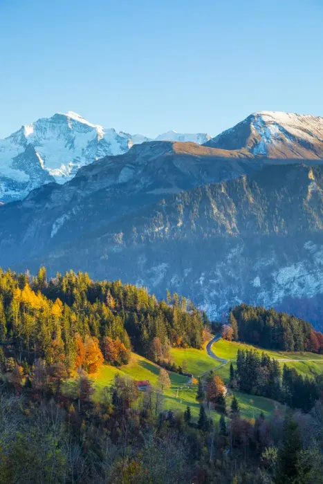 Framed Print : Jungfrau from Beatenberg, Berner Oberland, Switzerland Framed Print : Jungfrau from Beatenberg, Berner Oberland, Switzerland