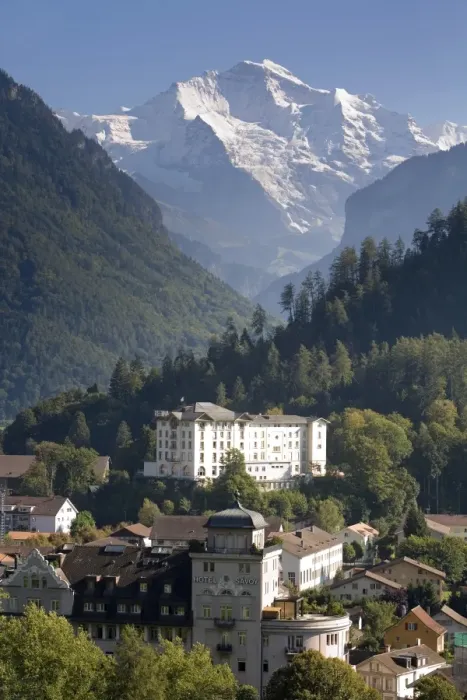 Framed Print : Jungfrau & Interlaken Framed Print : Jungfrau & Interlaken