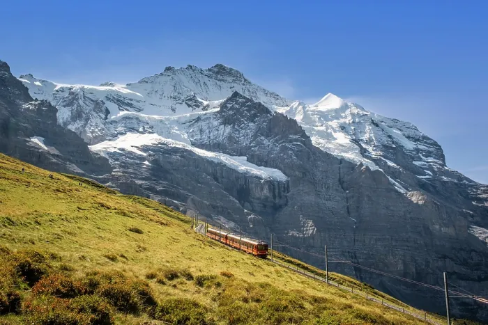 Framed Print : Jungfrau above Kleine Scheidegg, Berner Oberland, Switzerland Framed Print : Jungfrau above Kleine Scheidegg, Berner Oberland, Switzerland