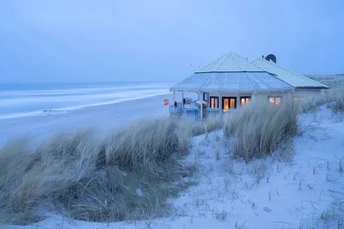 Framed Print : Kaamps 7 restaurant, Sylt Island, North Frisian Islands, Schleswig Holstein, Germany
