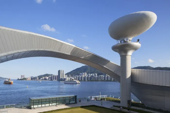 Framed Print : Kai Tak Cruise Terminal (designed by Foster + Partners), Kai Tak, Kowloon, Hong Kong Framed Print : Kai Tak Cruise Terminal (designed by Foster + Partners), Kai Tak, Kowloon, Hong Kong
