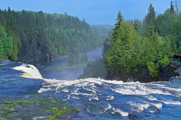 Kaministiquia River as it spills over Kakabeka Falls Kakabeka Falls Provincial Park, Ontario, Canada