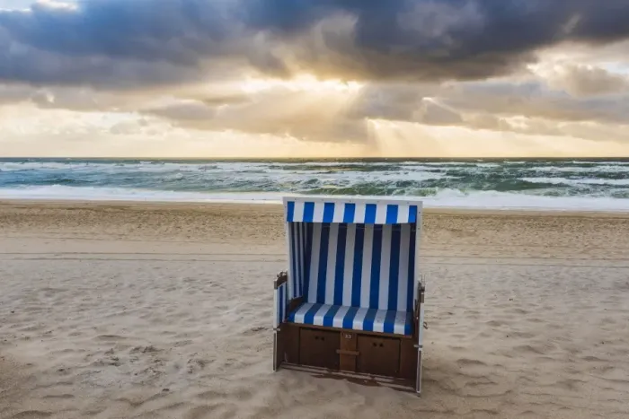 Framed Print : Kampen, Sylt island, North Frisia, Schleswig-Holstein, Germany