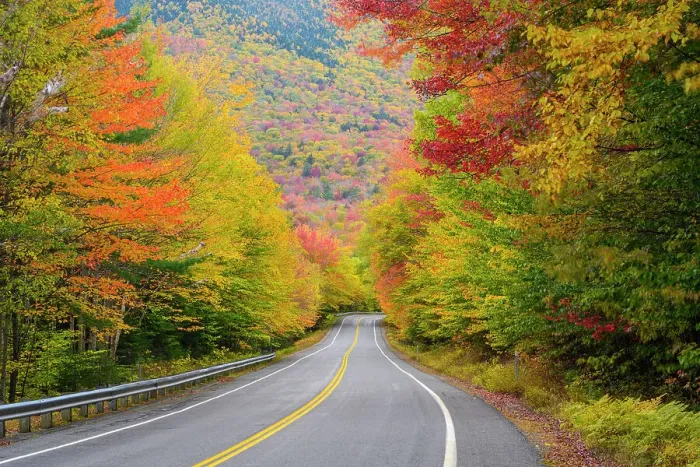Framed Print : Kancamagus Highway and autumn foliage, White Mountain National Forest, New Hampshire, USA Framed Print : Kancamagus Highway and autumn foliage, White Mountain National Forest, New Hampshire, USA