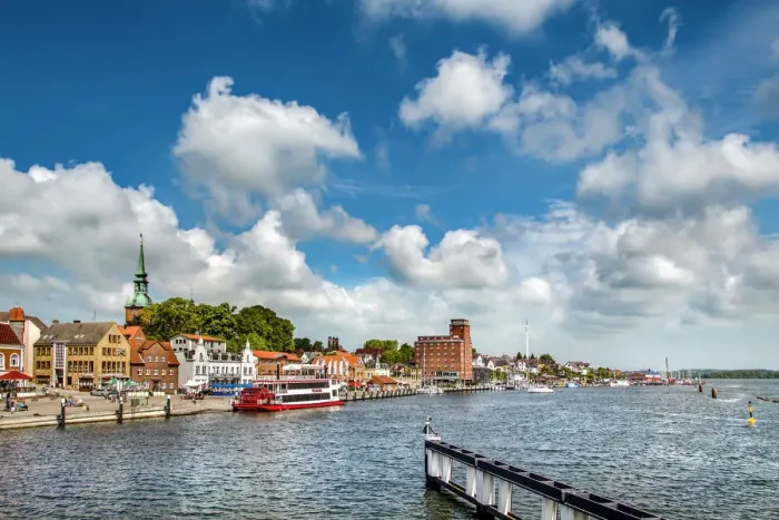 Framed Print : Kappeln, Schlei fjord, Baltic coast, Schleswig-Holstein, Germany Framed Print : Kappeln, Schlei fjord, Baltic coast, Schleswig-Holstein, Germany
