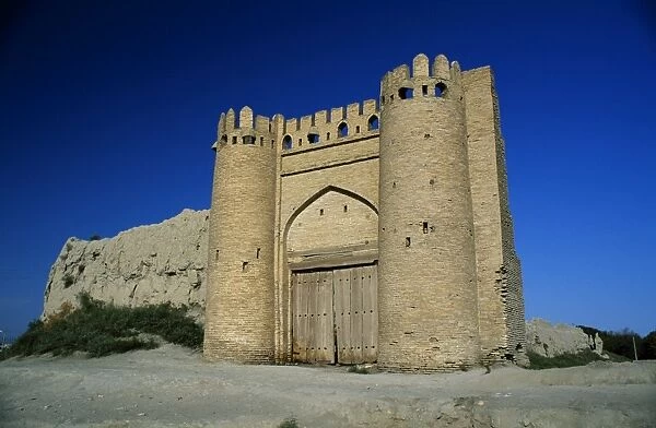 The Karakul Gate and the remains of the city walls