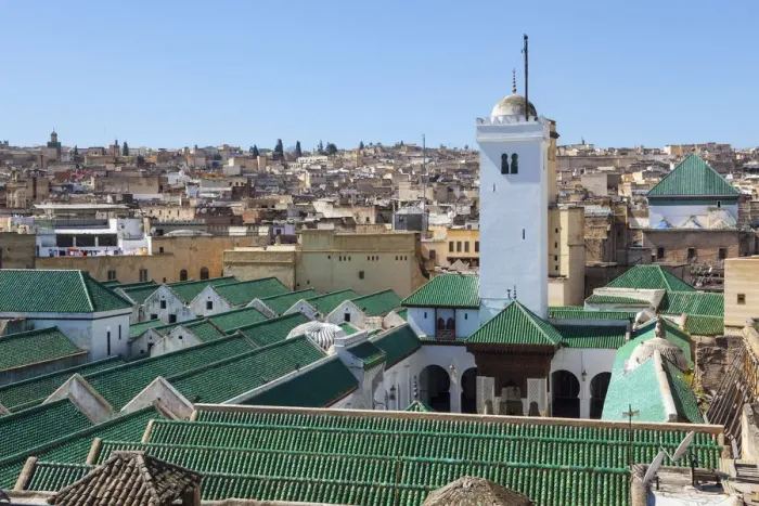Framed Print : The Karaouiyine Mosque, The Medina, Fes, Morocco Framed Print : The Karaouiyine Mosque, The Medina, Fes, Morocco