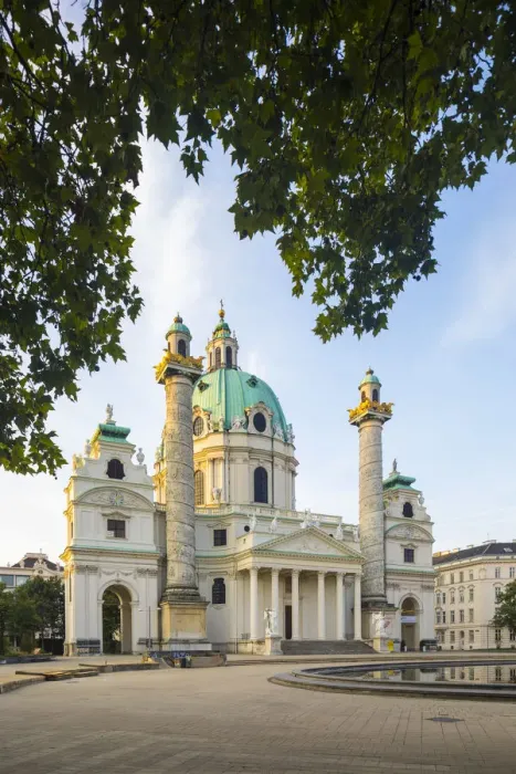 Framed Print : Karlskirche (Charles Church), Vienna, Austria Framed Print : Karlskirche (Charles Church), Vienna, Austria
