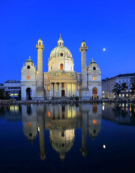 Karlskirche (St. Charless Church), Vienna, Austria