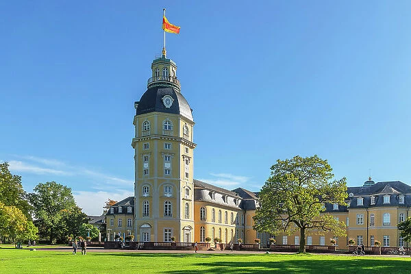 Karlsruhe Palace with Palace Park, Karlsruhe, Baden-Wurttemberg; Germany
