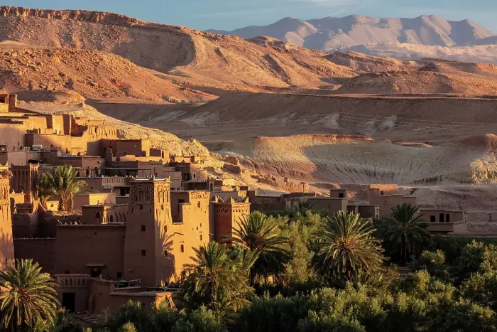 Framed Print : Kasbah Ait Ben Haddou with the Atlas Mountains in the distance, near Ouarzazate, Morocco Framed Print : Kasbah Ait Ben Haddou with the Atlas Mountains in the distance, near Ouarzazate, Morocco